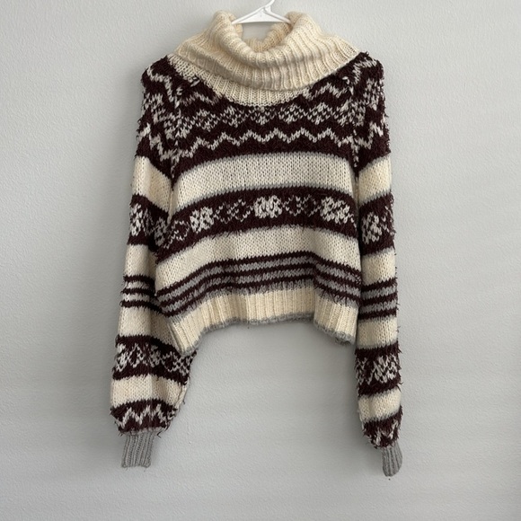 Free People Check Me Out Pullover in Winter Fog NWT - Picture 2 of 7